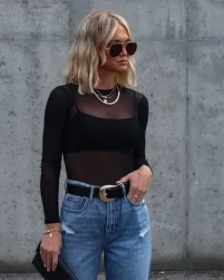 MONO-001 Mila Sheer Mesh Bodysuit - Black - SALE -clothes Sales Facetune 03 01 2023 23 08 43