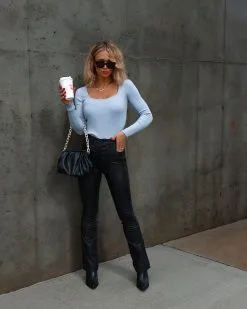 Cecelia Lightweight Rib Sweater Top - Dusty Blue - FINAL SALE 12 Cecelia Lightweight Rib Sweater Top - Dusty Blue - FINAL SALE -clothes Sales Facetune 07 11 2022 12 49 17