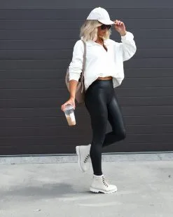 WISH-001 Corrine Pocketed Henley Pullover Sweater - Cream - FINAL SALE 11 WISH-001 Corrine Pocketed Henley Pullover Sweater - Cream - FINAL SALE -clothes Sales Facetune 12 10 2022 21 28 27