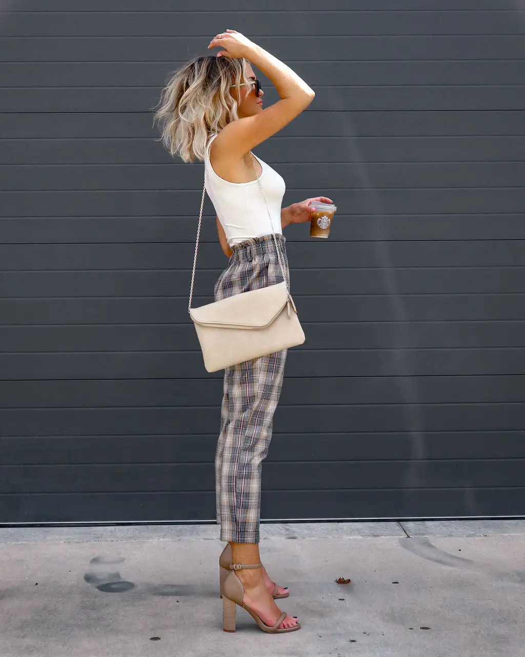 LUMI-001 Never Late Pocketed Plaid Pants - FINAL SALE 4 LUMI-001 Never Late Pocketed Plaid Pants - FINAL SALE - Image 4