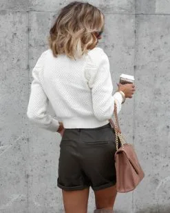 Teagan Knit Puff Sleeve Sweater - Cream - FINAL SALE 9 Teagan Knit Puff Sleeve Sweater - Cream - FINAL SALE -clothes Sales Facetune 15 12 2022 16 59 35