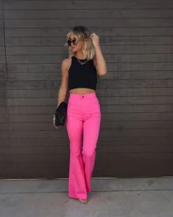 SALT-001 Take A Trip High Rise Flare Pants - Pink - FINAL SALE -clothes Sales Facetune 16 03 2023 10 51 02