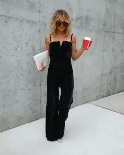 Bristol Velvet Wide Leg Jumpsuit - Black - FINAL SALE -clothes Sales Facetune 17 11 2022 13 18 06