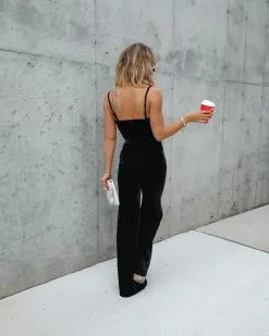 Bristol Velvet Wide Leg Jumpsuit - Black - FINAL SALE -clothes Sales Facetune 17 11 2022 13 20 00