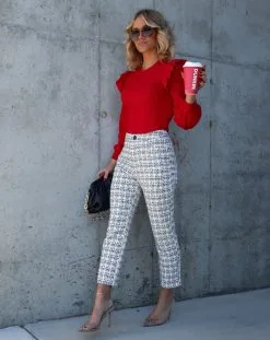 WHIT-001 Camille Tweed Pocketed Pants - Ivory - FINAL SALE -clothes Sales Facetune 17 11 2022 18 14 56