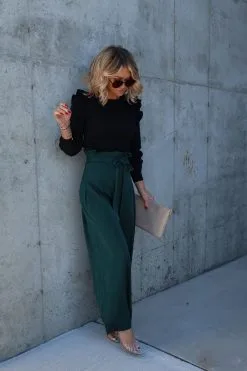 ON T-001 Cassandra High Waisted Front Tie Pants - Pine - FINAL SALE -clothes Sales Facetune 17 11 2022 20 49 16 61c54e65 8857 4c17 96b6 2e62899bd85c