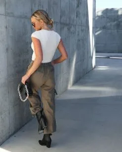 DRES-001 Far From Basic Ribbed Henley Bodysuit - Light Taupe - FINAL SALE -clothes Sales Facetune 20 12 2022 23 15 22