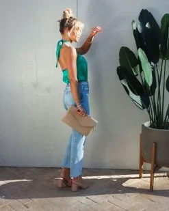 Minuet Satin Halter Top - Green -clothes Sales Facetune 22 02 2023 22 34 26