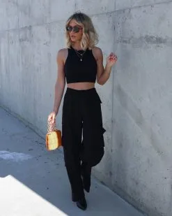 Mission Possible Cargo Wide Leg Pants - Black - FINAL SALE -clothes Sales Facetune 22 12 2022 10 01 20