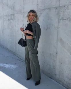 AAA-001 Mission Possible Cargo Wide Leg Pants - Olive - FINAL SALE 9 AAA-001 Mission Possible Cargo Wide Leg Pants - Olive - FINAL SALE -clothes Sales Facetune 22 12 2022 10 05 32