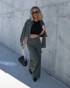 AAA-001 Mission Possible Cargo Wide Leg Pants - Olive - FINAL SALE 10 AAA-001 Mission Possible Cargo Wide Leg Pants - Olive - FINAL SALE -clothes Sales Facetune 22 12 2022 10 06 17