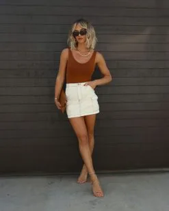 BY T-001 Regina V-Neck Bodysuit - Toffee -clothes Sales Facetune 23 03 2023 18 29 18