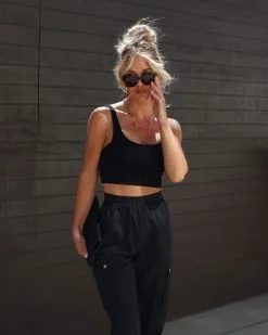 Let's Rewind Cargo Nylon Pants - Black -clothes Sales Facetune 23 03 2023 19 11 12