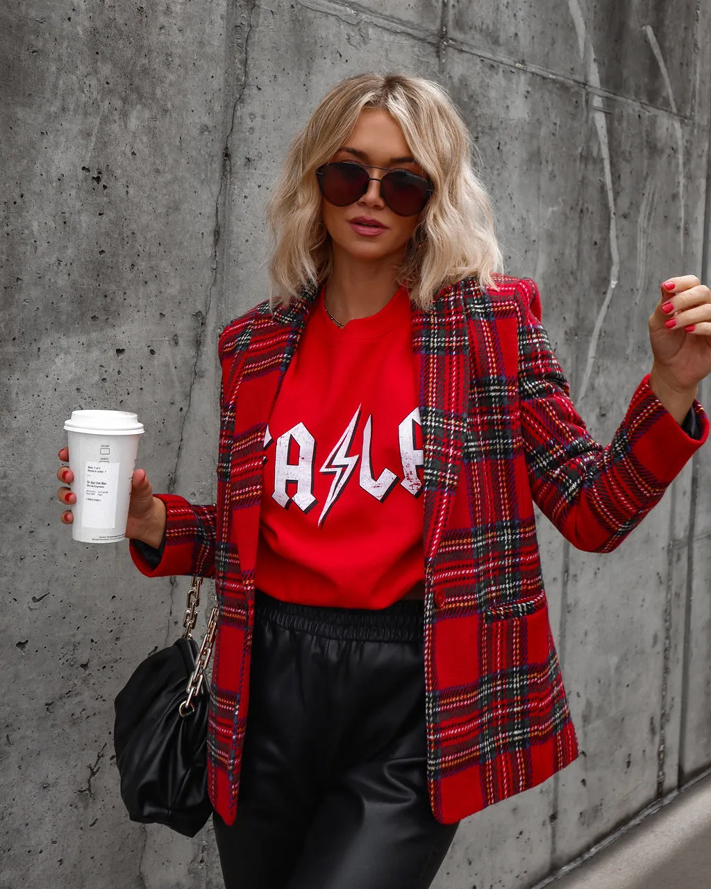 Fa La La Sweatshirt - Red - FINAL SALE 6 Fa La La Sweatshirt - Red - FINAL SALE - Image 6
