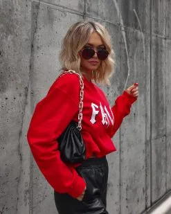 Fa La La Sweatshirt - Red - FINAL SALE 10 Fa La La Sweatshirt - Red - FINAL SALE -clothes Sales Facetune 27 10 2022 19 59 13