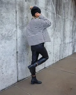 Meet Me At The Rink Houndstooth Pocketed Puff Jacket - FINAL SALE -clothes Sales Facetune 27 10 2022 20 02 35