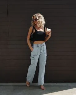 Stormi Ribbed Crop Tank - Black -clothes Sales Facetune 30 03 2023 19 44 48