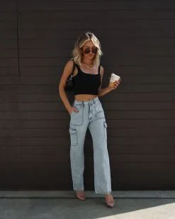 Stormi Ribbed Crop Tank - Black -clothes Sales Facetune 30 03 2023 19 45 12