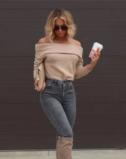Warm Cozy Nights Off The Shoulder Knit Pullover Sweater - Camel - FINAL SALE 8 Warm Cozy Nights Off The Shoulder Knit Pullover Sweater - Camel - FINAL SALE -clothes Sales Facetune 30 10 2022 21 59 28