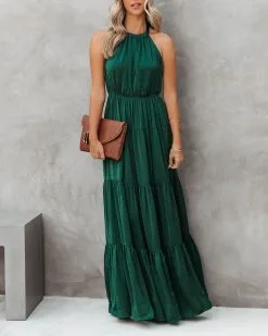 AAKA-001 Forever Begins Today Satin Maxi Dress - Emerald Green - FINAL SALE 14 AAKA-001 Forever Begins Today Satin Maxi Dress - Emerald Green - FINAL SALE -clothes Sales ForeverBeginsTodaySatinMaxiDressEmeraldGreen 18