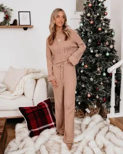 MOOD-001 Fran Cotton Blend Ribbed Pants - Camel - FINAL SALE -clothes Sales FranCottonBlenRibbedCamel 0818e77b 1ff7 48eb 8275 89c5cad42838