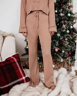 MOOD-001 Fran Cotton Blend Ribbed Pants - Camel - FINAL SALE -clothes Sales FranCottonBlenRibbedCamel fa408db1 850e 4368 863a a6564acb05c3