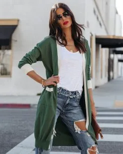 Franklyn Pocketed Knit Cardigan - Hunter Green - LAST CHANCE 15 Franklyn Pocketed Knit Cardigan - Hunter Green - LAST CHANCE -clothes Sales FranklynPocketedKnitCadiganHunterGreen18