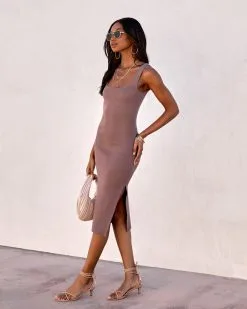 Gemara Knit Midi Dress - Dark Mauve - SALE 11 Gemara Knit Midi Dress - Dark Mauve - SALE -clothes Sales Gemaraknitmididressdarkmauve63