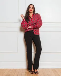 Gift For Me Plaid Puff Sleeve Button Down Top - FINAL SALE 11 Gift For Me Plaid Puff Sleeve Button Down Top - FINAL SALE -clothes Sales Giftformeplaidpuffsleevebuttondowntop 1