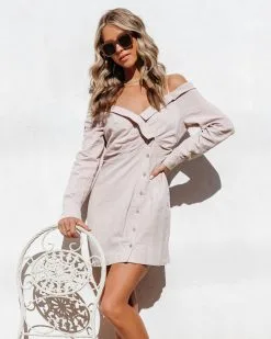 Good For Me Off The Shoulder Mini Dress - Taupe - FINAL SALE 13 Good For Me Off The Shoulder Mini Dress - Taupe - FINAL SALE -clothes Sales GoodForMeOffTheShoulderMiniDress Taupe181