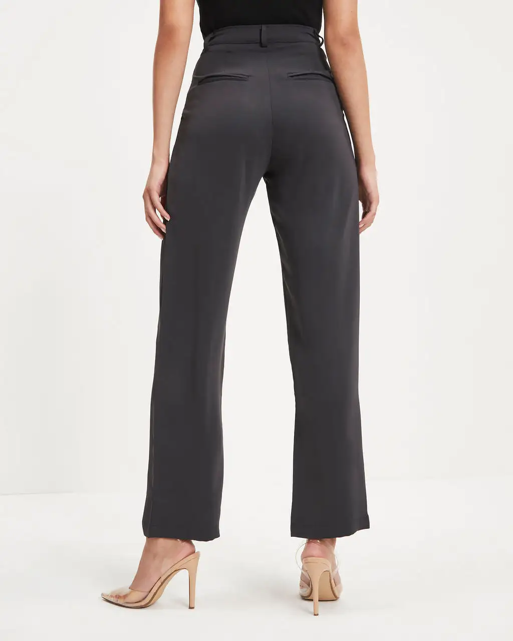OLIV-001 Harris Pocketed Trousers - Dark Grey - FINAL SALE 4 OLIV-001 Harris Pocketed Trousers - Dark Grey - FINAL SALE - Image 4