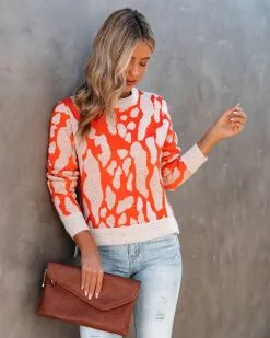 Hot And Cold Knit Sweater - FINAL SALE -clothes Sales HotandColdKnitSweater77