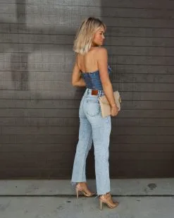 Spears Denim Strapless Top 11 Spears Denim Strapless Top -clothes Sales IMG 0223 b6761fea d800 4f02 bf26 8b87c15281a5