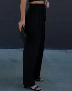 AAKA-001 Del Ray Waist Tie Wide Leg Pants - Black - SALE 11 AAKA-001 Del Ray Waist Tie Wide Leg Pants - Black - SALE -clothes Sales IMG 0993 7407369c aa72 45d0 8e24 bc88c223642b