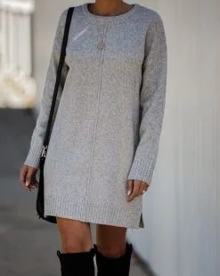 Smoky Mountain Sweater Dress - Grey - FINAL SALE -clothes Sales IMG 1043 5304b6fc 5bf3 46c7 8023 1dac20365370