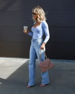 BLUE-001 Marietta Front Twist Bodysuit - Light Blue - FINAL SALE 11 BLUE-001 Marietta Front Twist Bodysuit - Light Blue - FINAL SALE -clothes Sales IMG 1626 163b05a7 af8f 490d 80a3 3932f40988a9