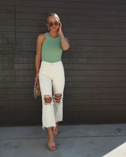 HYFV-001 Always A Vibe Cotton Bodysuit - Olive