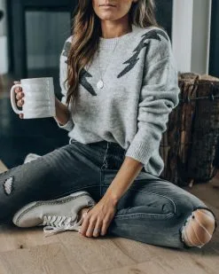 You And I Collide Knit Sweater - FINAL SALE