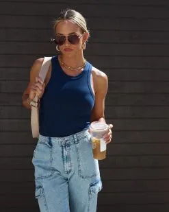 HYFV-001 Always A Vibe Cotton Bodysuit - Midnight Blue 13 HYFV-001 Always A Vibe Cotton Bodysuit - Midnight Blue -clothes Sales IMG 1844 b79b0b67 fd76 4e75 8de0 27bc1d0ec524