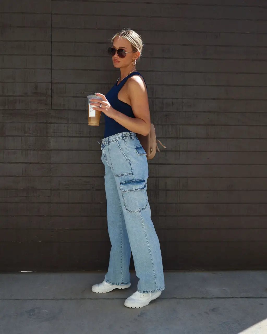 HYFV-001 Always A Vibe Cotton Bodysuit - Midnight Blue 5 HYFV-001 Always A Vibe Cotton Bodysuit - Midnight Blue - Image 5