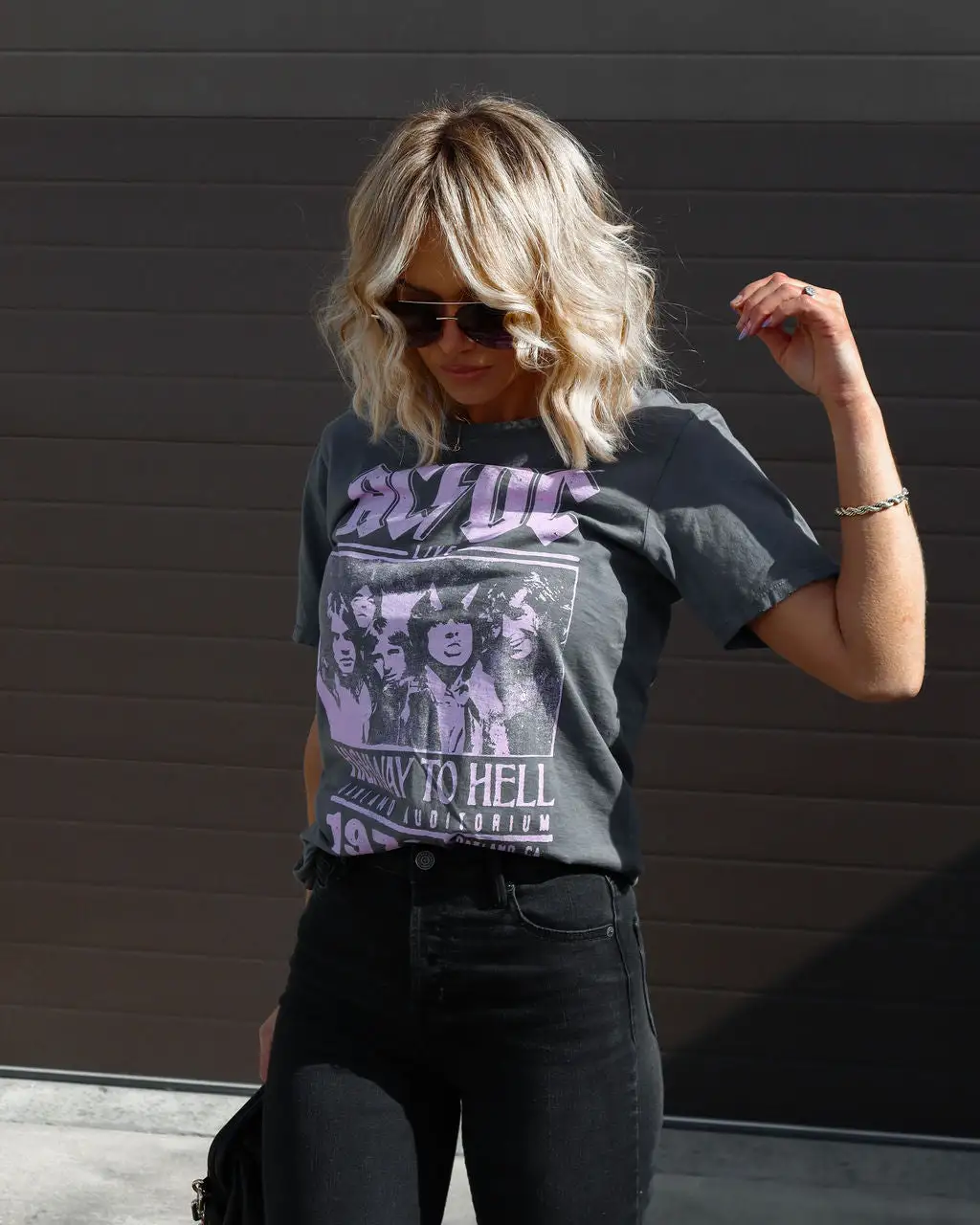 RECY-001 AC/DC 1979 Tour Cotton Tee - SALE 6 RECY-001 AC/DC 1979 Tour Cotton Tee - SALE - Image 6