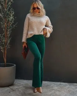 NEWB-001 Sophie High Rise Bell Bottom Corduroy Pants - Green - FINAL SALE -clothes Sales IMG 2155 6f05440e e2f3 42dc 8f1a 24dbdd40b325