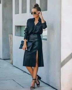 OLIV-001 Adriana Faux Leather Skirt - FINAL SALE -clothes Sales IMG 2828 ed64ae3d 55b6 4268 b719 604f334bdddb