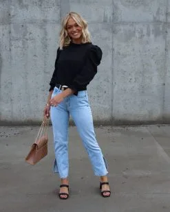 SUGA-001 Top Of The Throne Puff Sleeve Top - Black - SALE 12 SUGA-001 Top Of The Throne Puff Sleeve Top - Black - SALE -clothes Sales IMG 4295 98f6f85c 0016 41af a5b5 0e6e5ed64019