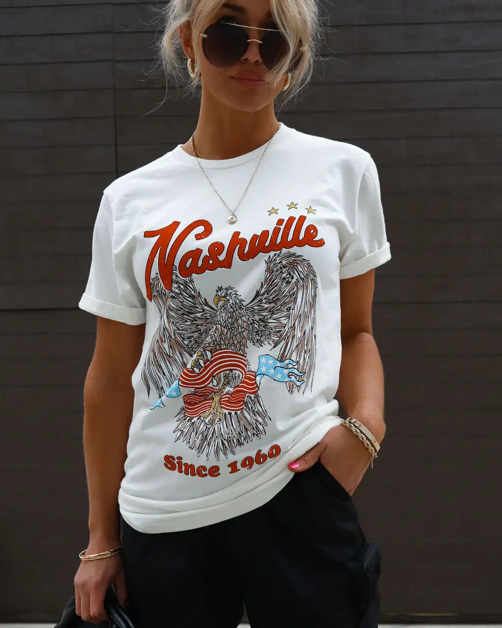 Nashville 1969 Cotton Tee - SALE 2 Nashville 1969 Cotton Tee - SALE - Image 2