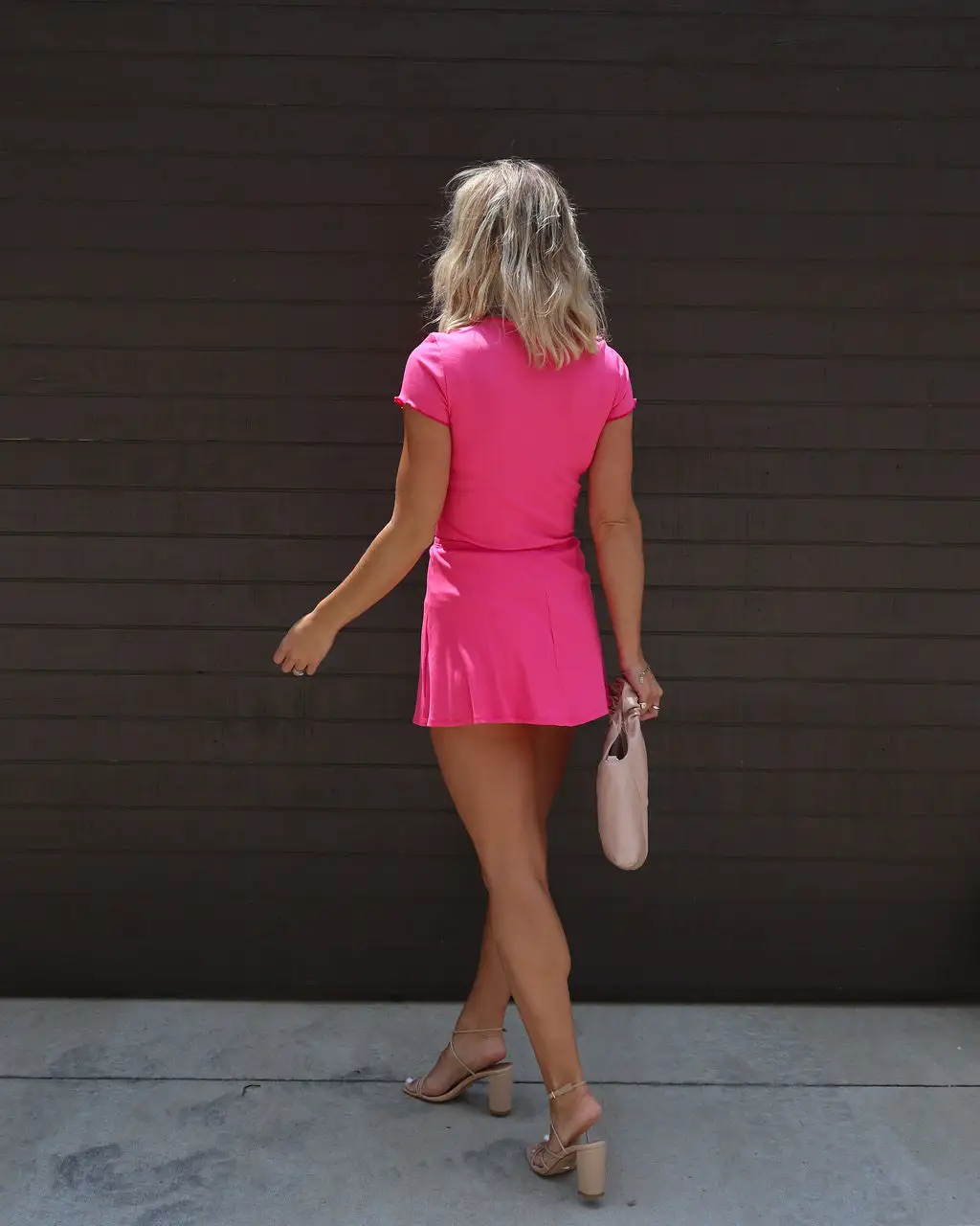 SKYL-002 Tomar Skort - Hot Pink 4 SKYL-002 Tomar Skort - Hot Pink - Image 4