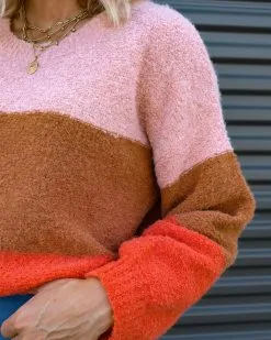 Shades Of Fall Colorblock Knit Pullover - FINAL SALE -clothes Sales IMG 6101 e12cf895 354f 4e76 86f4 3abbaedc88c0