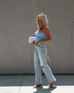 DEE-001 Baracoa Drape Bodysuit - Blue 11 DEE-001 Baracoa Drape Bodysuit - Blue -clothes Sales IMG 63692