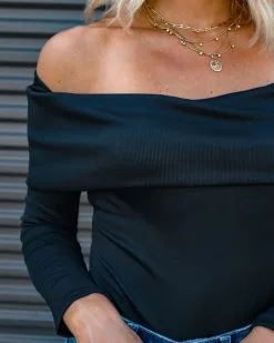 CHRY-001 Stop And Stare Asymmetrical Off Shoulder Bodysuit - Black - FINAL SALE 12 CHRY-001 Stop And Stare Asymmetrical Off Shoulder Bodysuit - Black - FINAL SALE -clothes Sales IMG 6654 cf3730f4 d9ec 4db3 a29b 3c6b7afe9288