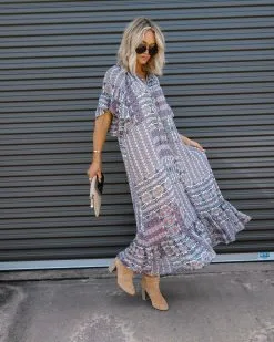 DRES-001 Joleen Patchwork Chiffon Maxi Dress - FINAL SALE -clothes Sales IMG 6943 a7e89bea 887b 4229 8071 b5b6758097c8